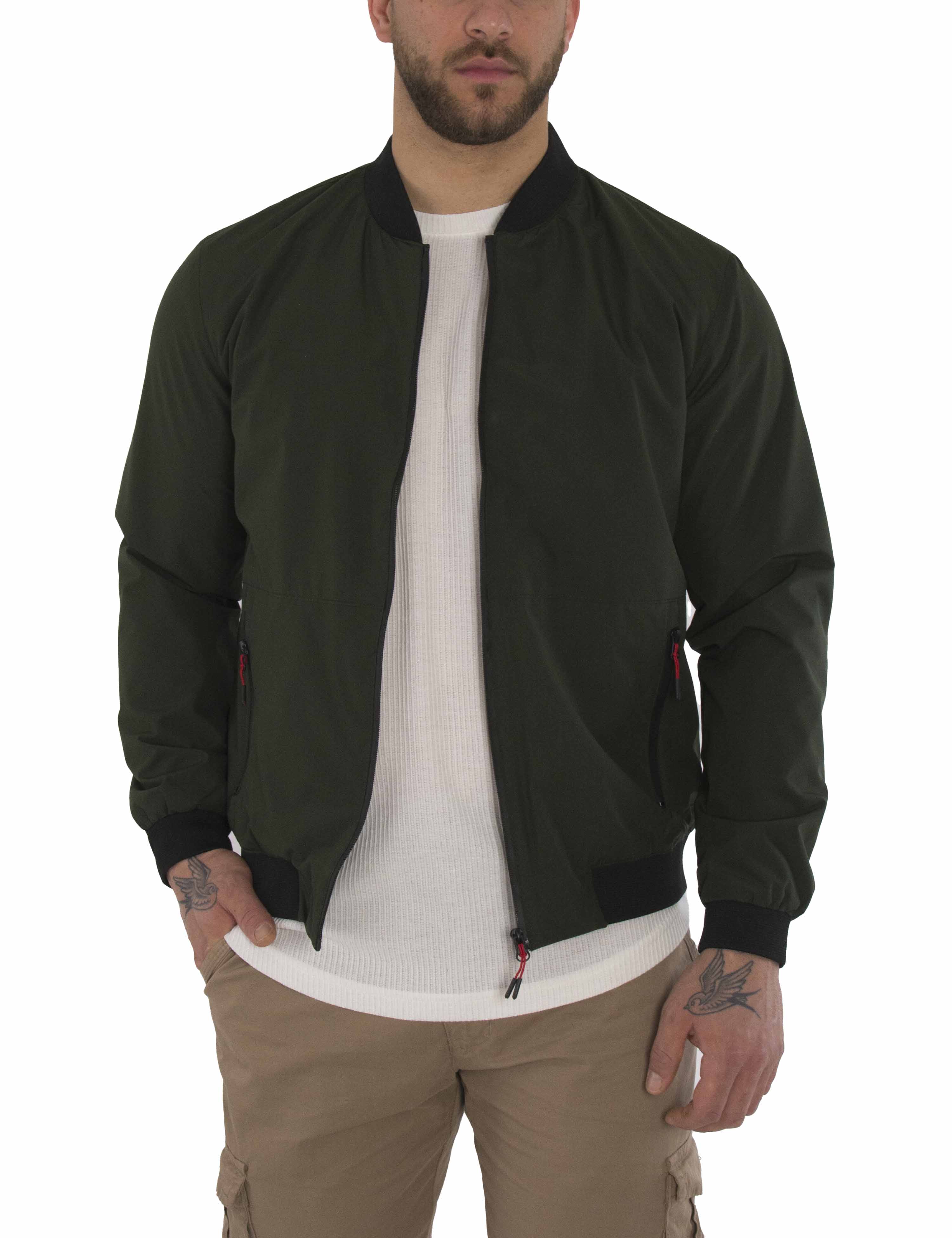 Ανδρικό χακί ελαφρύ Bomber Jacket WS2803S φωτογραφία